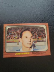 2002-03 Topps Heritage James Pappin #76 Reprint #TML-JP Maple Leafs
